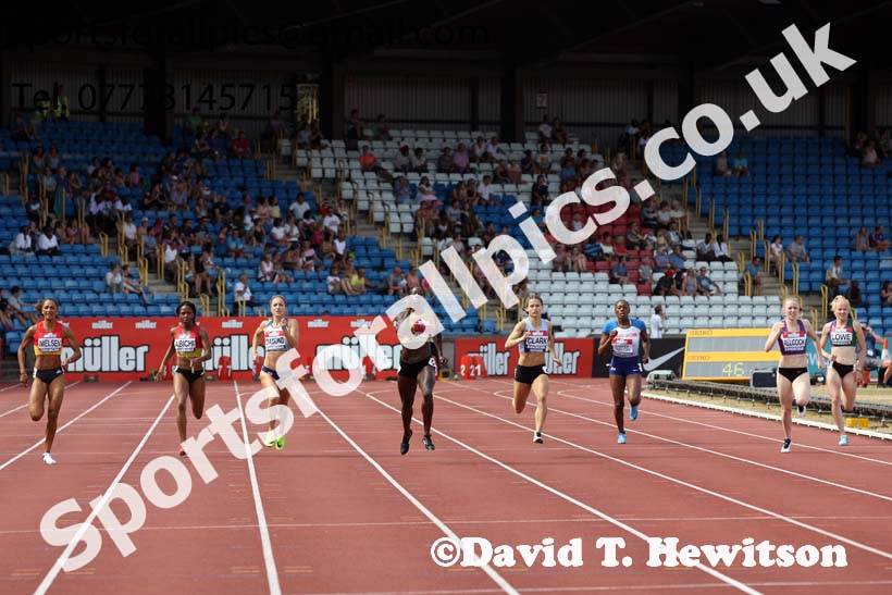 Womens 400 metres, Muller British Championships, Alexander Stadium, Birmingham. Photo: David T. Hewitson/Sports for All Pics